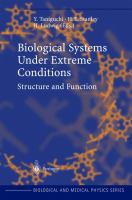 Biological systems under extreme conditions : structure and function /