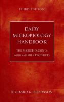 Dairy microbiology handbook /