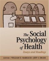 The social psychology of health : essays and readings /
