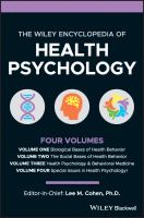 The Wiley encyclopedia of health psychology /