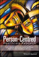 Person-centred healthcare research /