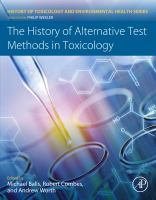 The history of alternative test methods in toxicology /
