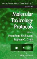 Molecular toxicology protocols /