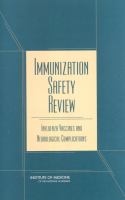 Immunization safety review : influenza vaccines and neurological complications /