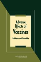 Adverse effects of vaccines : evidence and causality /