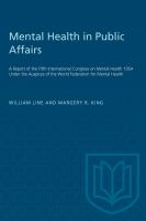 Mental health in public affairs : a report of the fifth International Congress on Mental Health /