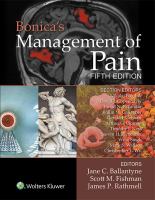 Bonica's management of pain /