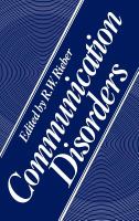 Communication disorders /