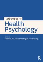 Handbook of Health Psychology /