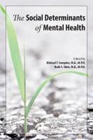 The social determinants of mental health /
