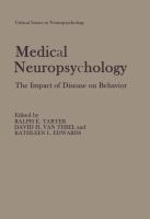 Medical neuropsychology : the impact of disease on behavior /