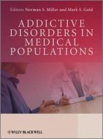 Addictive disorders in medical populations /