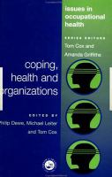 Coping, health, and organizations /