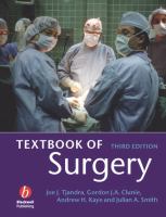 Textbook of surgery /