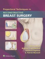 Prepectoral techniques in reconstructive breast surgery /