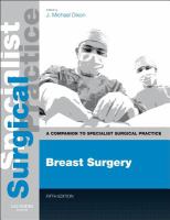 Breast surgery.