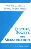 Culture, society, and menstruation /