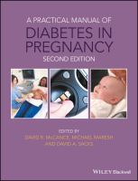 A practical manual of diabetes in pregnancy /