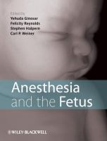 Anesthesia and the fetus /