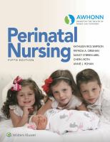 Perinatal nursing /