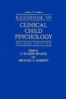 Handbook of clinical child psychology