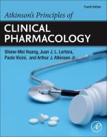 Atkinson's principles of clinical pharmacology.