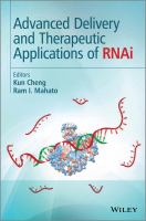 Advanced delivery and therapeutic applications of RNAi /