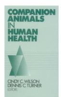 Companion animals in human health /