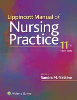 Lippincott manual of nursing practice /