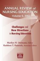 Challenges and new directions in nursing education /