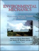 Environmental mechanics : water, mass, and energy transfer in the biosphere /