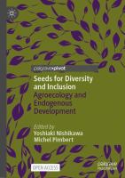 Seeds for diversity and inclusion : agroecology and endogenous development /