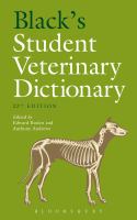 Black's student veterinary dictionary /