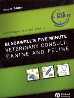 Blackwell's five-minute veterinary consult : canine and feline /