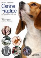 BSAVA manual of canine practice : a foundation manual /