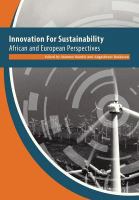 Innovation For Sustainability African and European Perspectives /