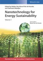 Nanotechnology for energy sustainability /
