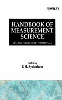 Handbook of measurement science /