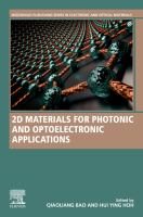2D materials for photonic and optpelectronic applications /
