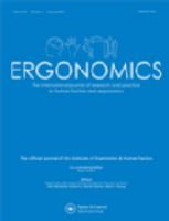 Ergonomics : the official publication of the Ergonomics Research Society.
