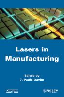 Lasers in manufacturing /