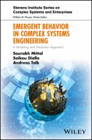 Emergent behavior in complex systems engineering : a modeling and simulation approach /
