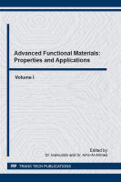 Advanced functional materials: properties and applications.