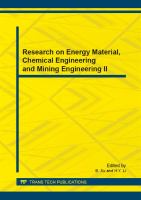 Research on energy material, chemical engineering and mining engineering II : selected, peer reviewed papers from the 2014 2nd International Conference on Energy Material, Chemical Engineering and Mining Engineering (EMCEM 2014), January 12-13 2014, Wuhan, China /