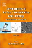 Developments in surface contamination and cleaning. cleanliness validation and verification /
