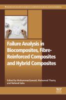 Failure analysis in biocomposites, fibre-reinforced composites and hybrid composites