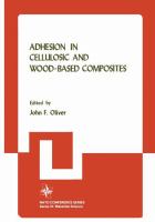 Adhesion in cellulosic and wood-based composites /