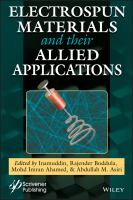 Electrospun materials and their allied applications /