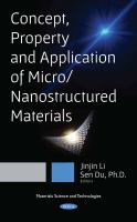 Concept, property and application of micro/nanostructured materials /
