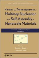 Kinetics and thermodynamics of multistep nucleation and self-assembly in nanoscale materials /